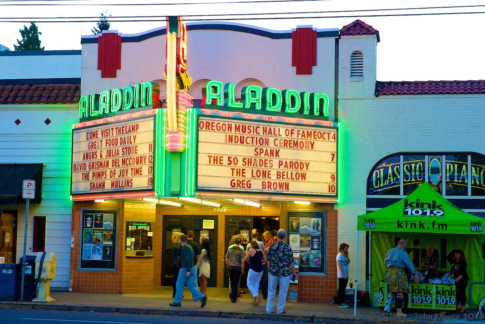 Aladdin Theater, Oregon Music Hall of Fame, photo by John Alcala