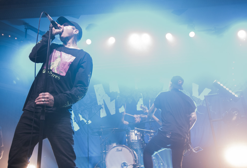 The Amity Affliction, Crystal Ballroom, photo by Joe Bitters