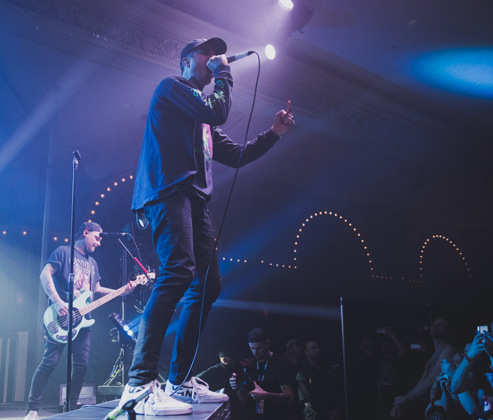 The Amity Affliction, Crystal Ballroom, photo by Joe Bitters