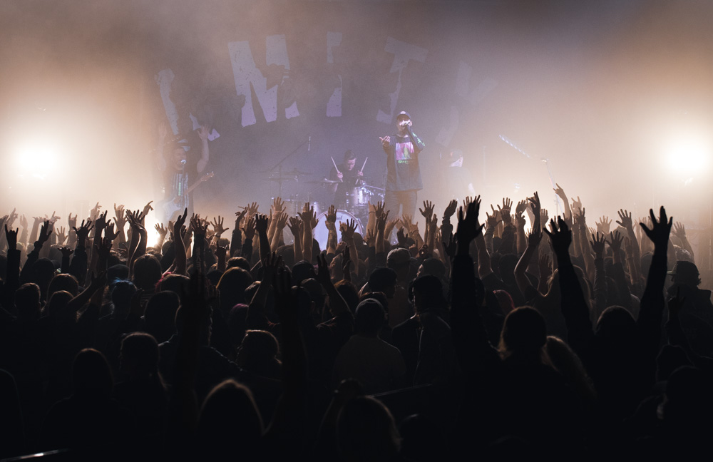 The Amity Affliction, Crystal Ballroom, photo by Joe Bitters