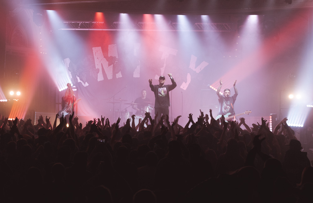 The Amity Affliction, Crystal Ballroom, photo by Joe Bitters