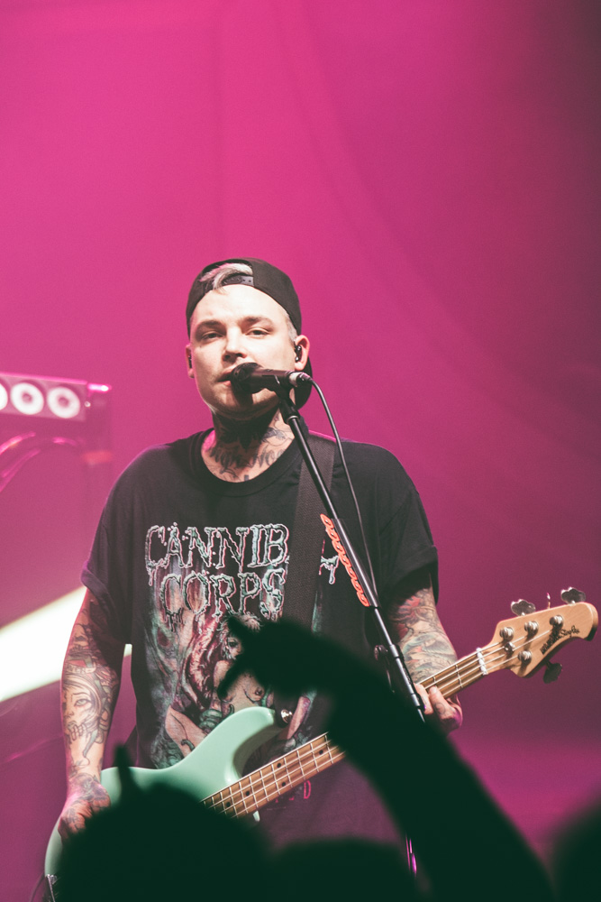The Amity Affliction, Crystal Ballroom, photo by Joe Bitters
