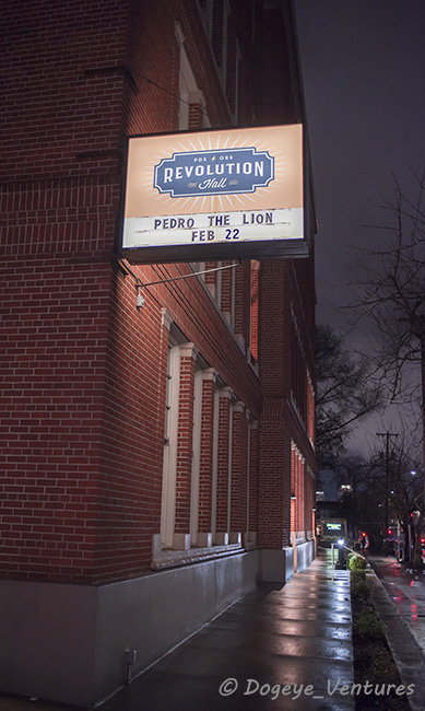 Pedro The Lion, Revolution Hall, photo by Ashley Strom