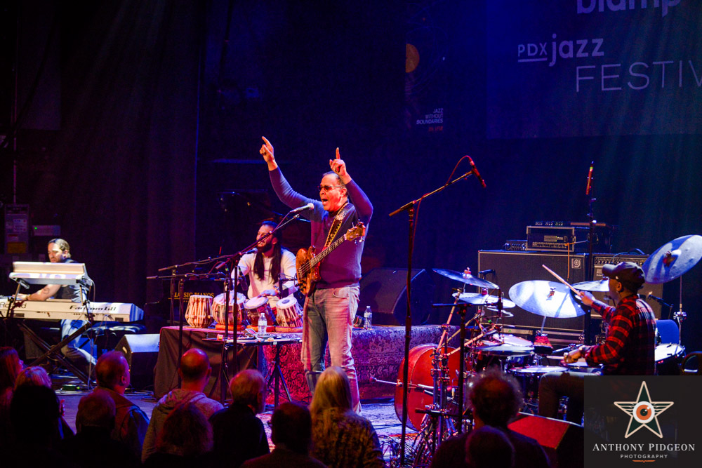 Stanley Clarke, Revolution Hall, PDX Jazz Festival, photo by Anthony Pidgeon