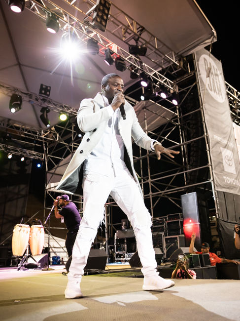 Akon, Reser Stadium, photo by Sal Barragan