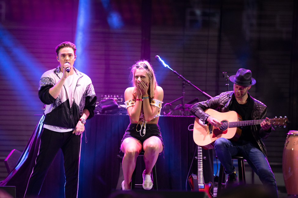 Jesse McCartney, Reser Stadium, photo by Sal Barragan