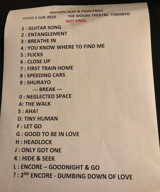 Imogen Heap, Moore Theatre, photo by John Alcala