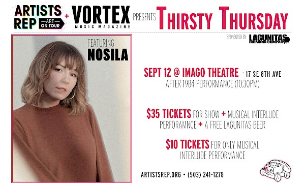 Don't miss Nosila telling the stories behind her songs at Musical Interlude on September 12!