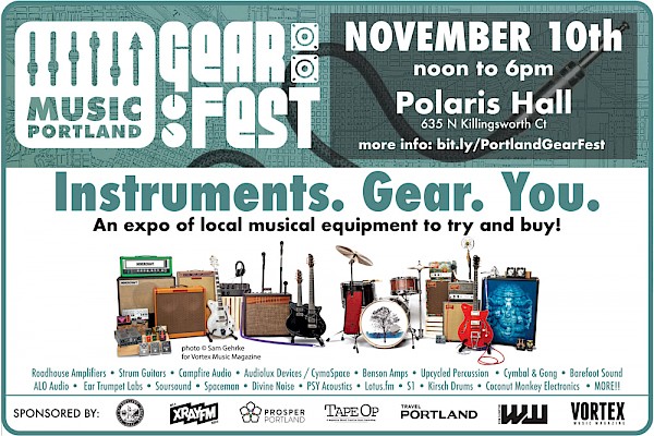 CLICK HERE for more info on all the #PDXmusic exhibitors!