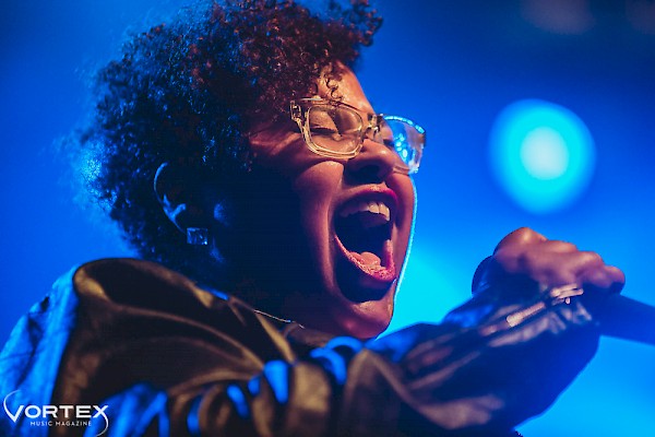 Dirty Revival's Sarah Clarke at the Crystal Ballroom opening for George Clinton and Parliament Funkadelic on March 18, 2015—click to see a whole gallery of photos by Paul Garcia