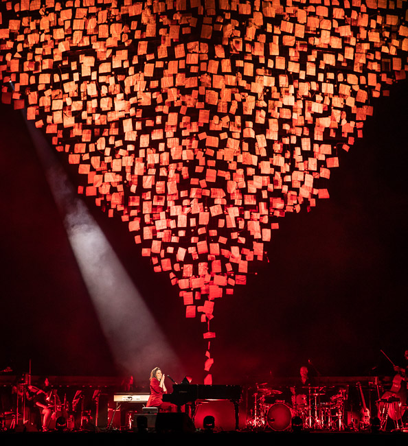 Sara Bareilles, Veterans Memorial Coliseum, photo by Sal Barragan