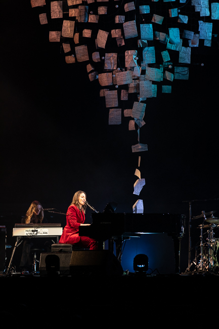 Sara Bareilles, Veterans Memorial Coliseum, photo by Sal Barragan