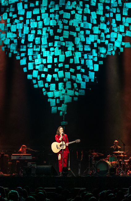 Sara Bareilles, Veterans Memorial Coliseum, photo by Sal Barragan