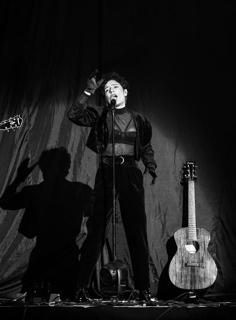 Emily King, Veterans Memorial Coliseum, photo by Sal Barragan