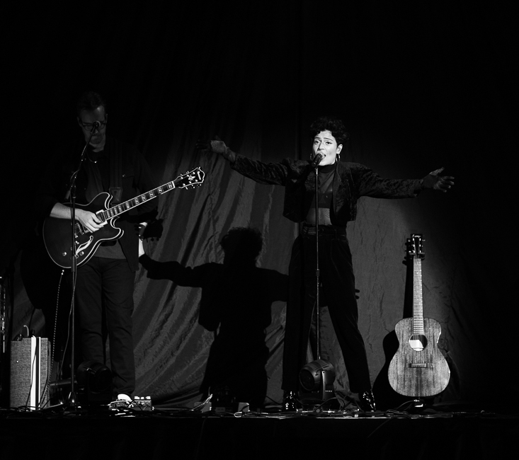Emily King, Veterans Memorial Coliseum, photo by Sal Barragan