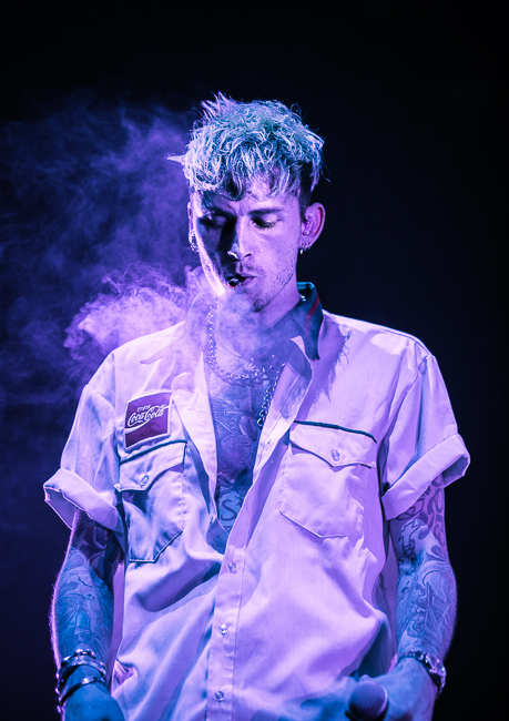 Machine Gun Kelly, WaMu Theater, photo by Sal Barragan