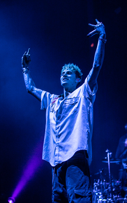Machine Gun Kelly, WaMu Theater, photo by Sal Barragan