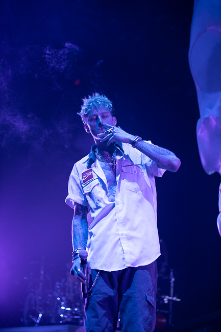 Machine Gun Kelly, WaMu Theater, photo by Sal Barragan