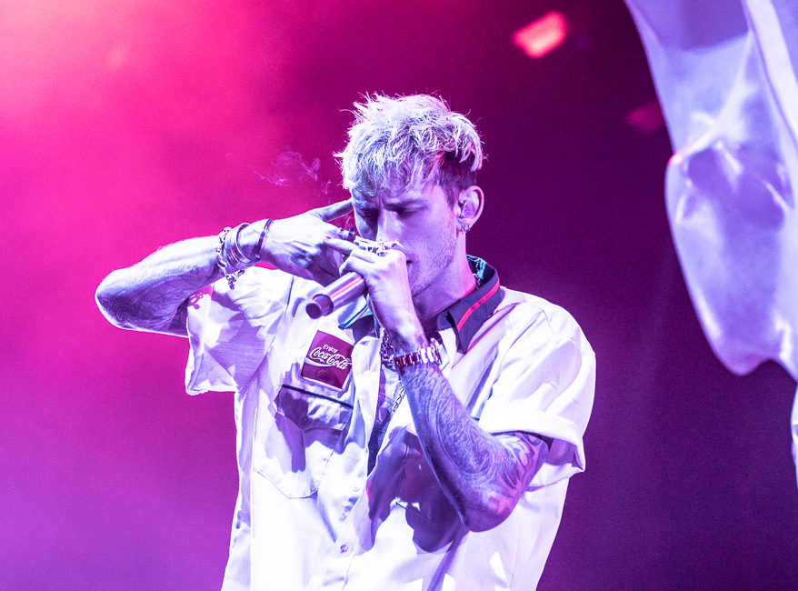 Machine Gun Kelly, WaMu Theater, photo by Sal Barragan
