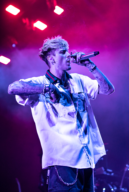 Machine Gun Kelly, WaMu Theater, photo by Sal Barragan