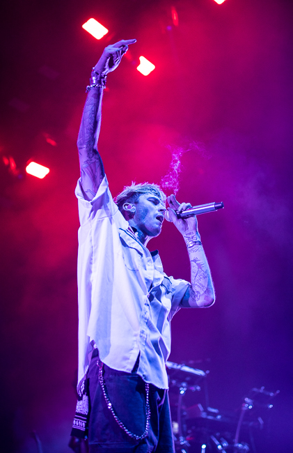 Machine Gun Kelly, WaMu Theater, photo by Sal Barragan