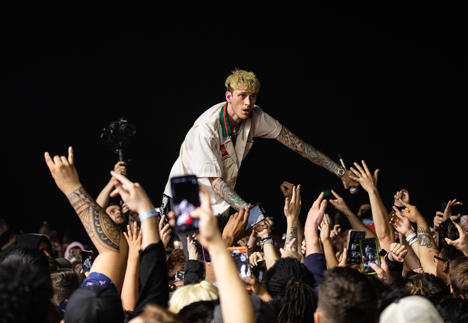 Machine Gun Kelly, WaMu Theater, photo by Sal Barragan