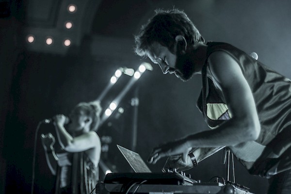 Sylvan Esso at a sold-out Crystal Ballroom on April 24, 2015—click to see a whole gallery of photos by Tomas Alfredo Valladares