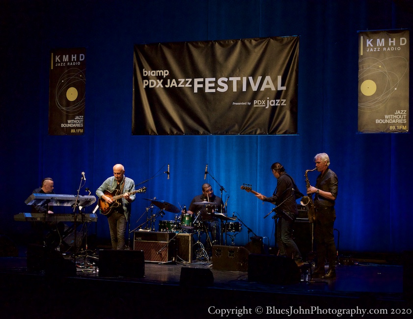 Larry Carlton, Newmark Theatre, PDX Jazz Festival, photo by John Alcala