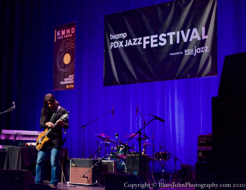 Stanley Jordan, Newmark Theatre, PDX Jazz Festival, photo by John Alcala