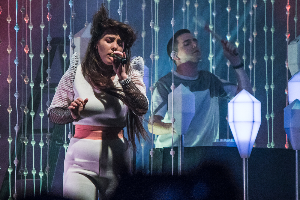 Purity Ring, Crystal Ballroom, photo by Corey Terrill