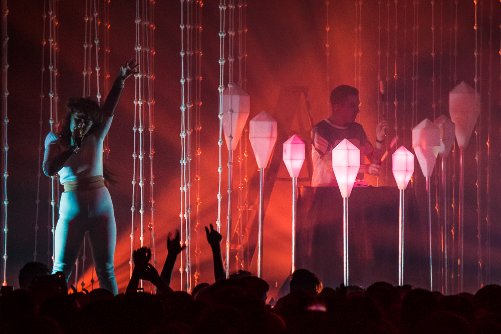 Purity Ring, Crystal Ballroom, photo by Corey Terrill