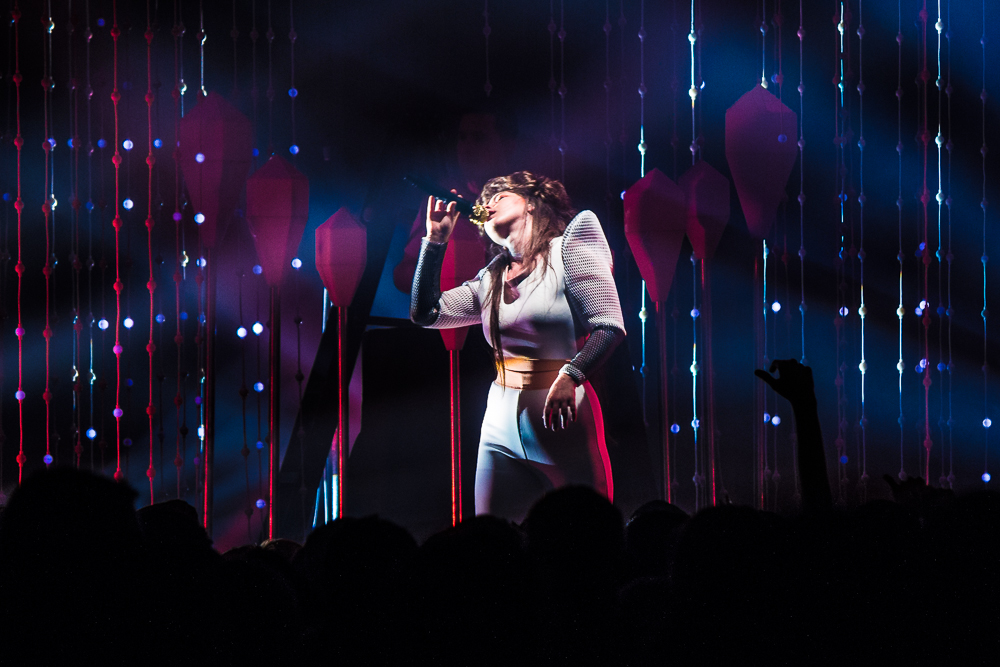 Purity Ring, Crystal Ballroom, photo by Corey Terrill