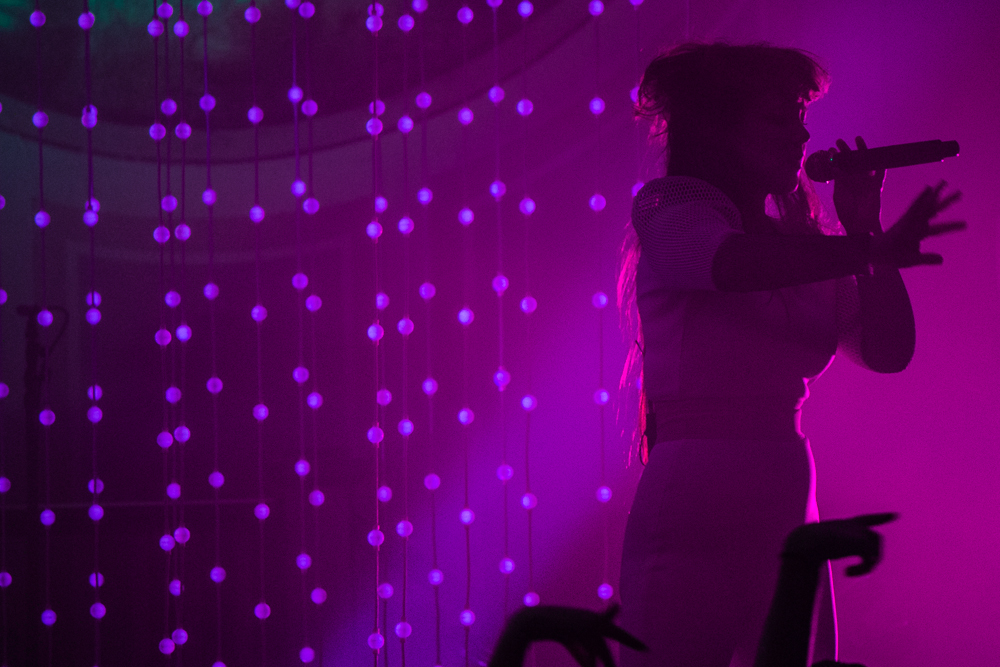 Purity Ring, Crystal Ballroom, photo by Corey Terrill