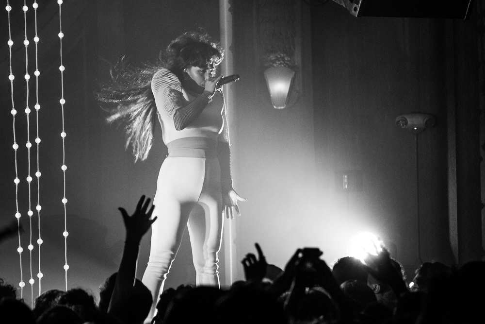 Purity Ring, Crystal Ballroom, photo by Corey Terrill