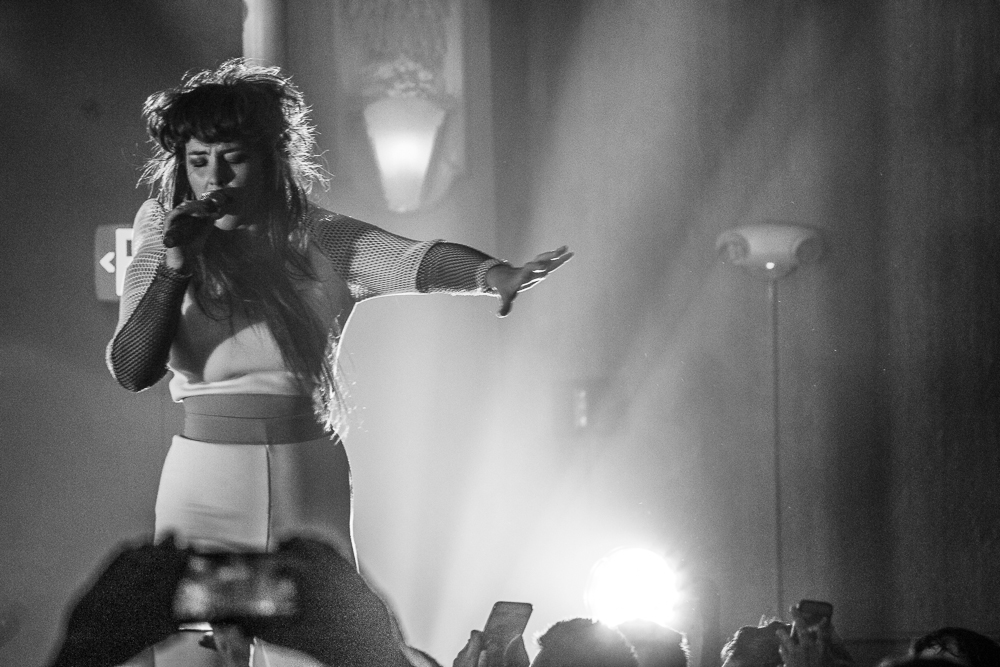 Purity Ring, Crystal Ballroom, photo by Corey Terrill