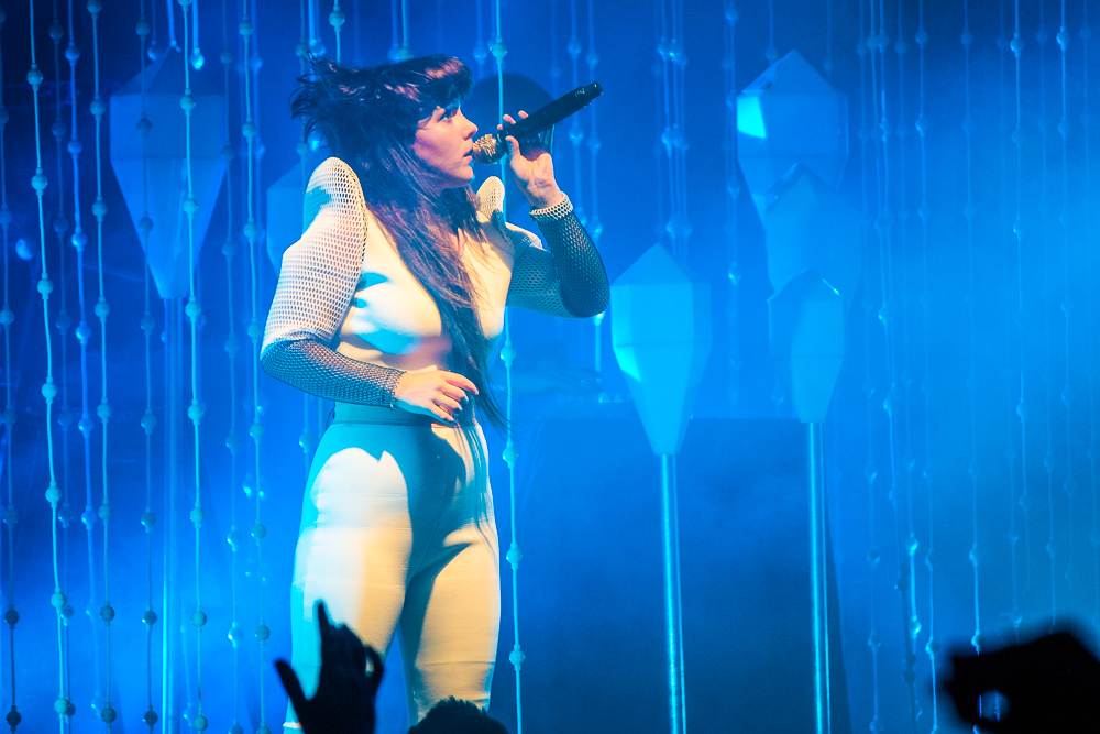 Purity Ring, Crystal Ballroom, photo by Corey Terrill