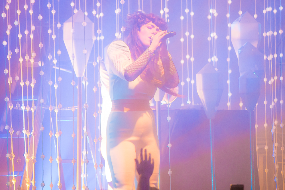 Purity Ring, Crystal Ballroom, photo by Corey Terrill