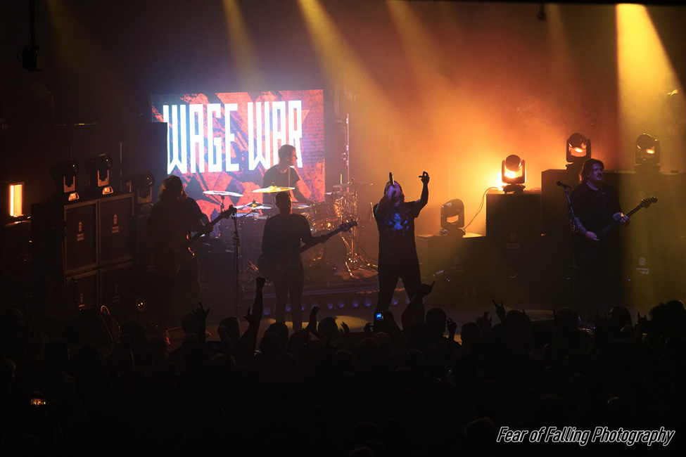 Wage War, Crystal Ballroom, photo by Joshua Hathaway