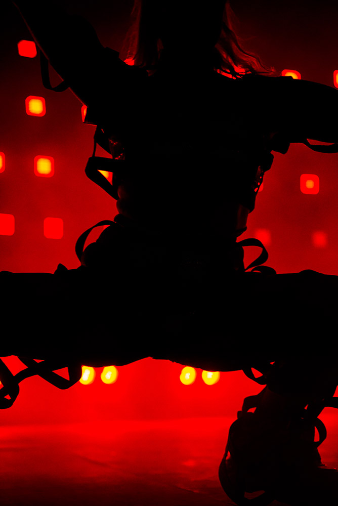 Sylvan Esso, Edgefield Amphitheater, photo by Ignacio Quintana