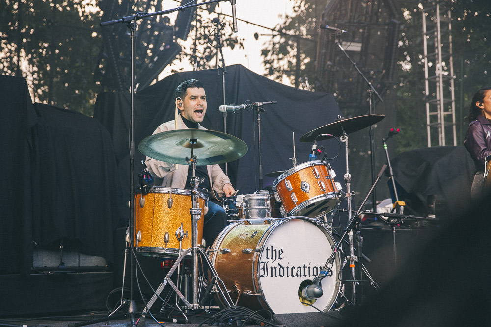 Durand Jones & The Indications, Edgefield Amphitheater, photo by Blake Sourisseau