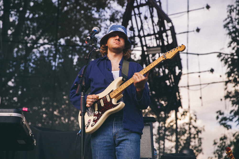 Durand Jones & The Indications, Edgefield Amphitheater, photo by Blake Sourisseau
