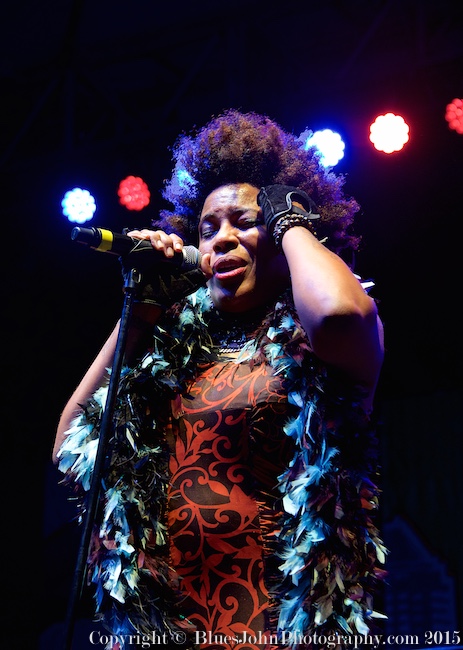 Galactic, Macy Gray, Waterfront Blues Festival, Tom McCall Waterfront Park, photo by John Alcala