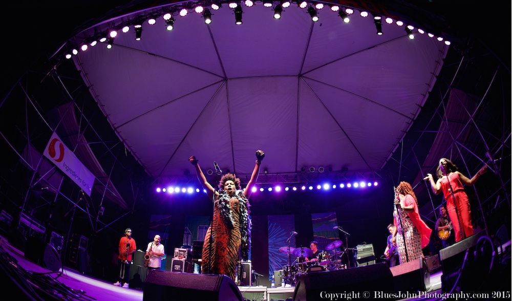 Galactic, Macy Gray, Waterfront Blues Festival, Tom McCall Waterfront Park, photo by John Alcala