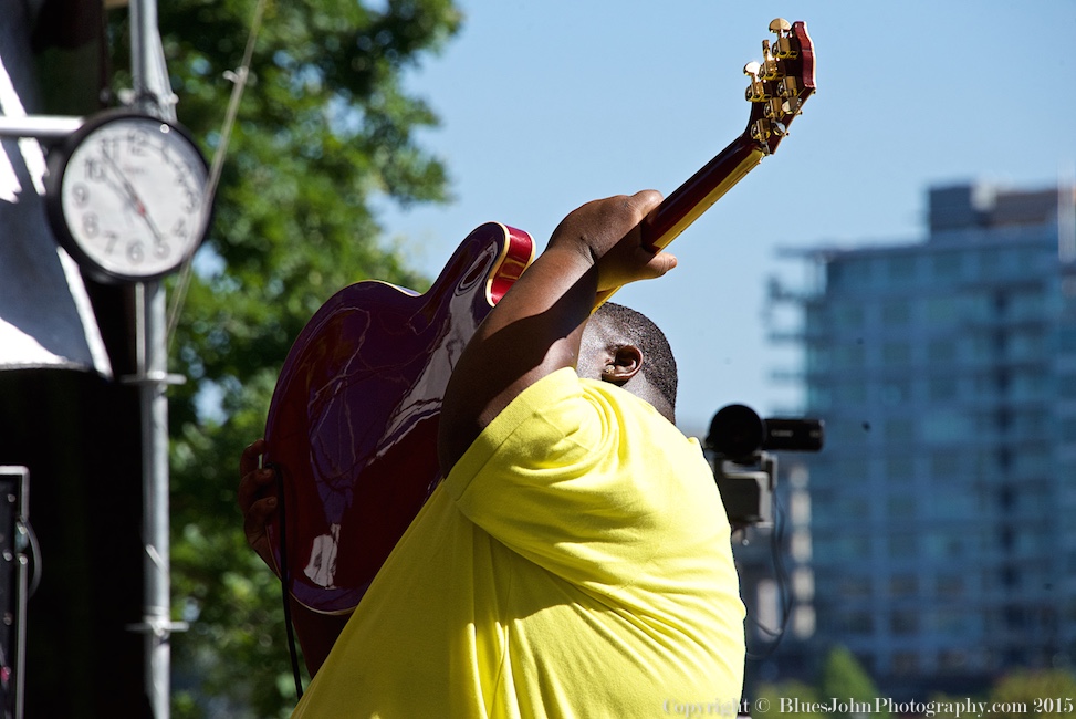 Christone "Kingfish" Ingram, Waterfront Blues Festival, Tom McCall Waterfront Park, photo by John Alcala