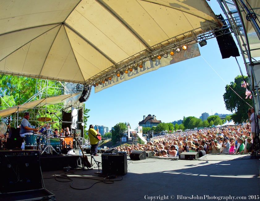 Christone "Kingfish" Ingram, Waterfront Blues Festival, Tom McCall Waterfront Park, photo by John Alcala