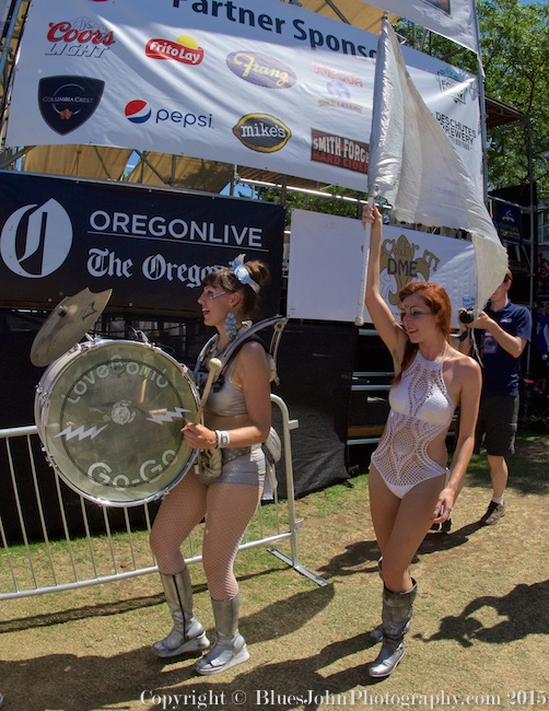 LoveBomb Go-Go, Waterfront Blues Festival, Tom McCall Waterfront Park, photo by John Alcala