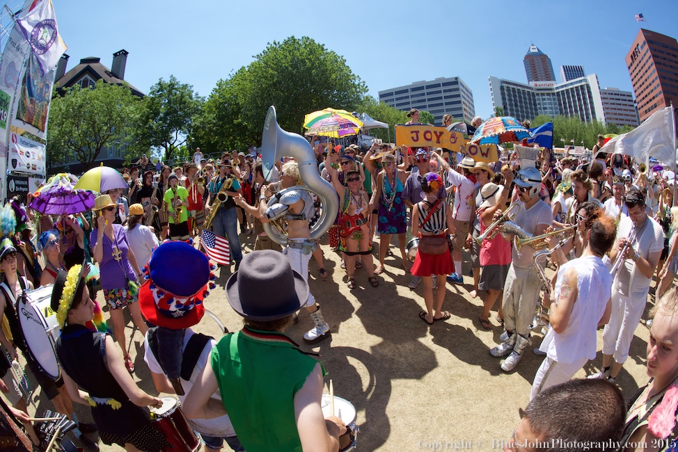 LoveBomb Go-Go, Waterfront Blues Festival, Tom McCall Waterfront Park, photo by John Alcala