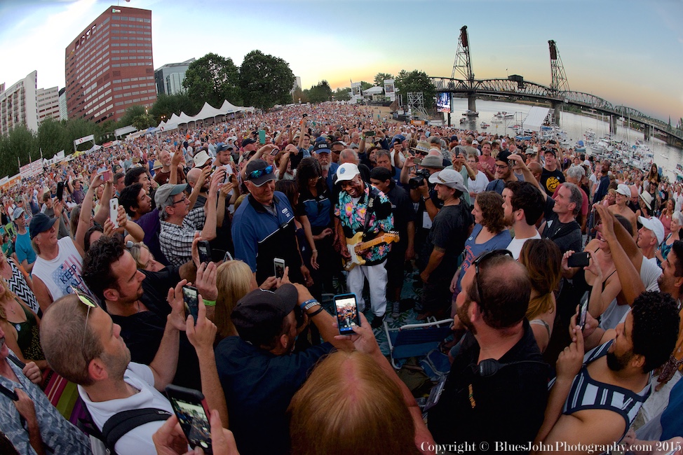 Buddy Guy, Waterfront Blues Festival, Tom McCall Waterfront Park, photo by John Alcala
