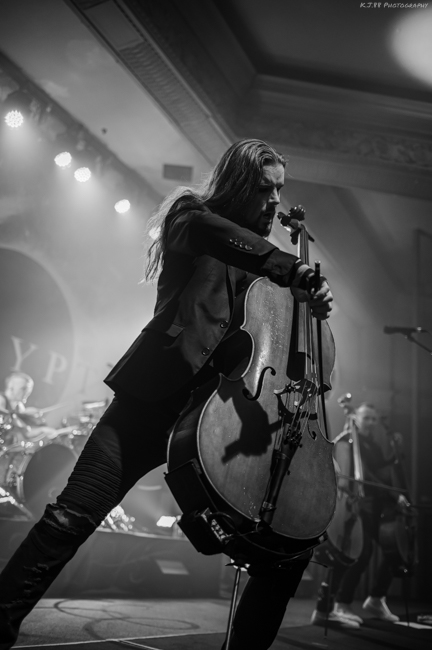 Apocalyptica, Crystal Ballroom, photo by Kevin Pettigrew
