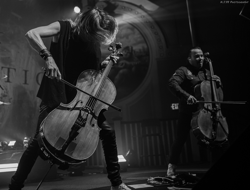 Apocalyptica, Crystal Ballroom, photo by Kevin Pettigrew